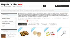 Desktop Screenshot of magasinduchef.com